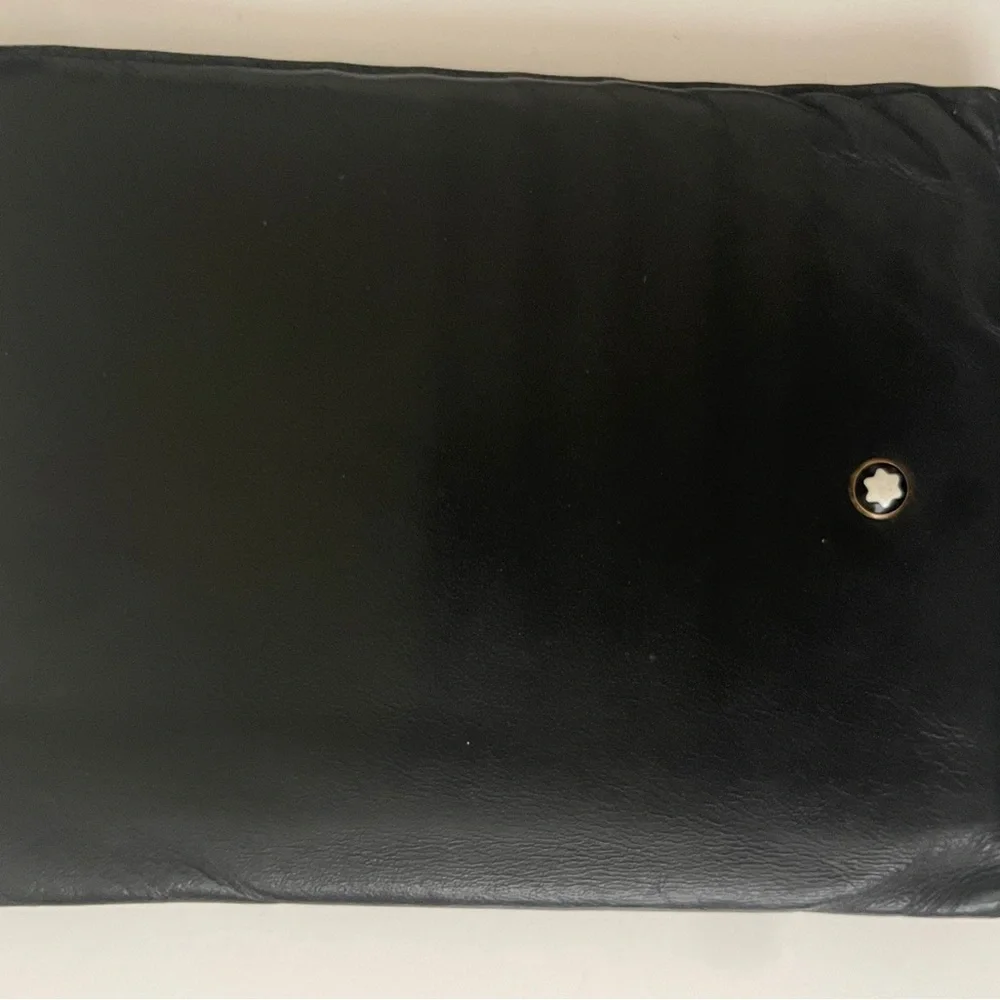 Mont Blanc Black Leather Wallet